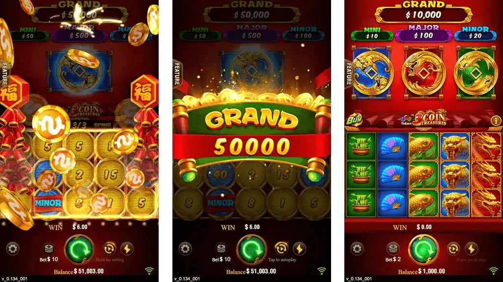 3 Coins 101Zbonus Bonus